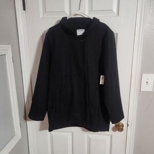 Black Button-Up Coat